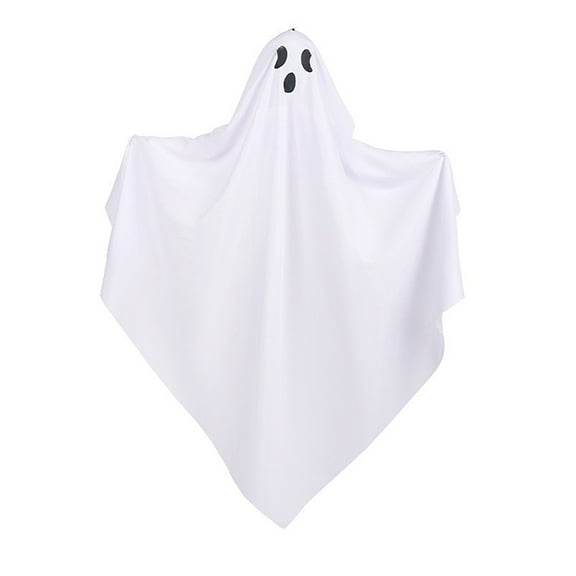 White Ghost Halloween Decorations, Spooky Hanging Ghost Ornaments, Outdoor Indoor Halloween Party Decor, Lightweight Durable Fabric, Halloween Hanging Decorations