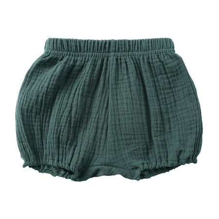 

LNMQLPDBS Shorts for Girls Baby Girls Boys Cotton Linen Blend Cute Bloomer Shorts Loose Harem Shorts
