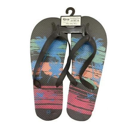 

DDI 2359627 Mens Palm Trees Flip-Flops Slipper Size 7-12 - Case of 72 - Pack of 72