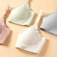 thumbnail image 4 of Brasier Mujer Sujetador Cómodo sin Aros para Mujer, sin Costuras, Suave, de Uso Diario, con Cierre de Triple Gancho. Mediana, 4 of 4