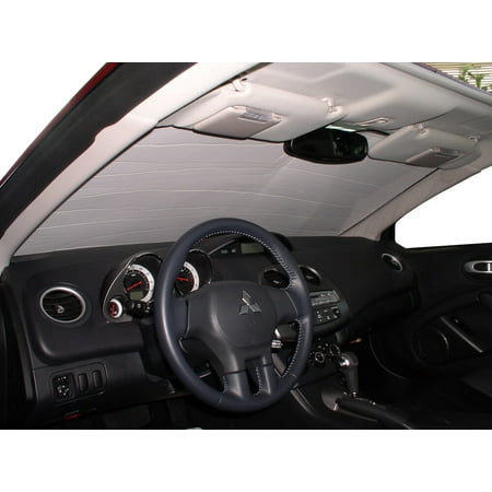 99 Mitsubishi Eclipse Convertible - The Original Windshield Sun Shade, Custom-Fit for Mitsubishi Eclipse Convertible 2006, 2007, 2008, 2009, 2010, 2011, 2012, Silver Series
