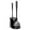 Black, variant on Toilet Bowl Brush Holder Set: Bathroom Deep Cleaning Toilet Cleaner Scrubber Under Rim with Curved Bristle for Dead Corner Clean - Hidden Rv Toilet Decorative Accessories with Caddy, 4.13x4.69x16.77"
