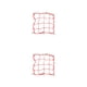 thumbnail image 4 of Speravity Red elástica para casco de motocicleta, Color sólido, Flexible, Universal, resistente a desgarros, organizador de equipaje para Type3 NO3, 4 of 6