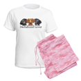 thumbnail image 6 of CafePress - Dachshund Lover Women's Light Pajamas - Women's Short Sleeve Print T-Shirt and Pants Light Cotton Pajama Set, 6 of 7