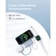 thumbnail image 4 of UGREEN MagFlow Qi2 25W 10000mAh Power Bank Batería Externa con MagSafe, 30W Cable USB-C Integrado, Carga Inalámbrica Magnética, Cargador Pila Portátil Compatible con iPhone 17/16 Pro Max/15/14/Air, 4 of 4