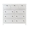 thumbnail image 4 of Progressive Furniture Elmhurst Wood Drawer Dresser & Mirror in Cotton White, 4 of 5
