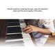 thumbnail image 3 of Paño de franela para teclado de Piano de calidad, funda para llave de Piano, cuidado de limpieza, sin decoloración, gris, 3 of 5