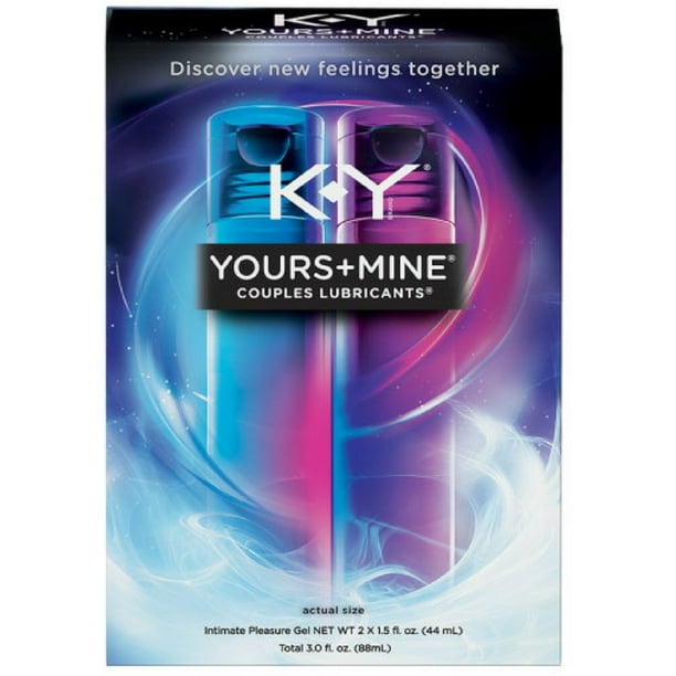 KY Yours & Mine Couples Lubricant, 3 oz
