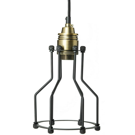 SUNLITE 07006-SU E26 Antique Style Vintage Oil Bronze Pendant Light Fixture