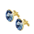 thumbnail image 2 of Polar Bear Stainless Steel Cufflink Set for Dress Shirts - for Formal Events, 2 of 6