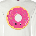 thumbnail image 4 of Inktastic Hot Pink Donut Long Sleeve T-Shirt, 4 of 5