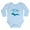 Sky Blue, variant on CafePress - 906 4 LIFE Body Suit - Long Sleeve Cotton Baby Bodysuit