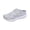 Grey, variant on AUDeals Men & Women Slip On Open Back Mule Shoes, Breathable Closed Toe Sport Sandals, Lightweight Support Walking Slippers for Everyday Use (Black, 7)
