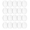 thumbnail image 1 of Adornos acrílicos Senbota, 20 unidades, 10 cm, redondos transparentes, 1 of 7