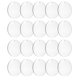 thumbnail image 1 of Adornos acrílicos Senbota, 20 unidades, 10 cm, redondos transparentes, 1 of 7