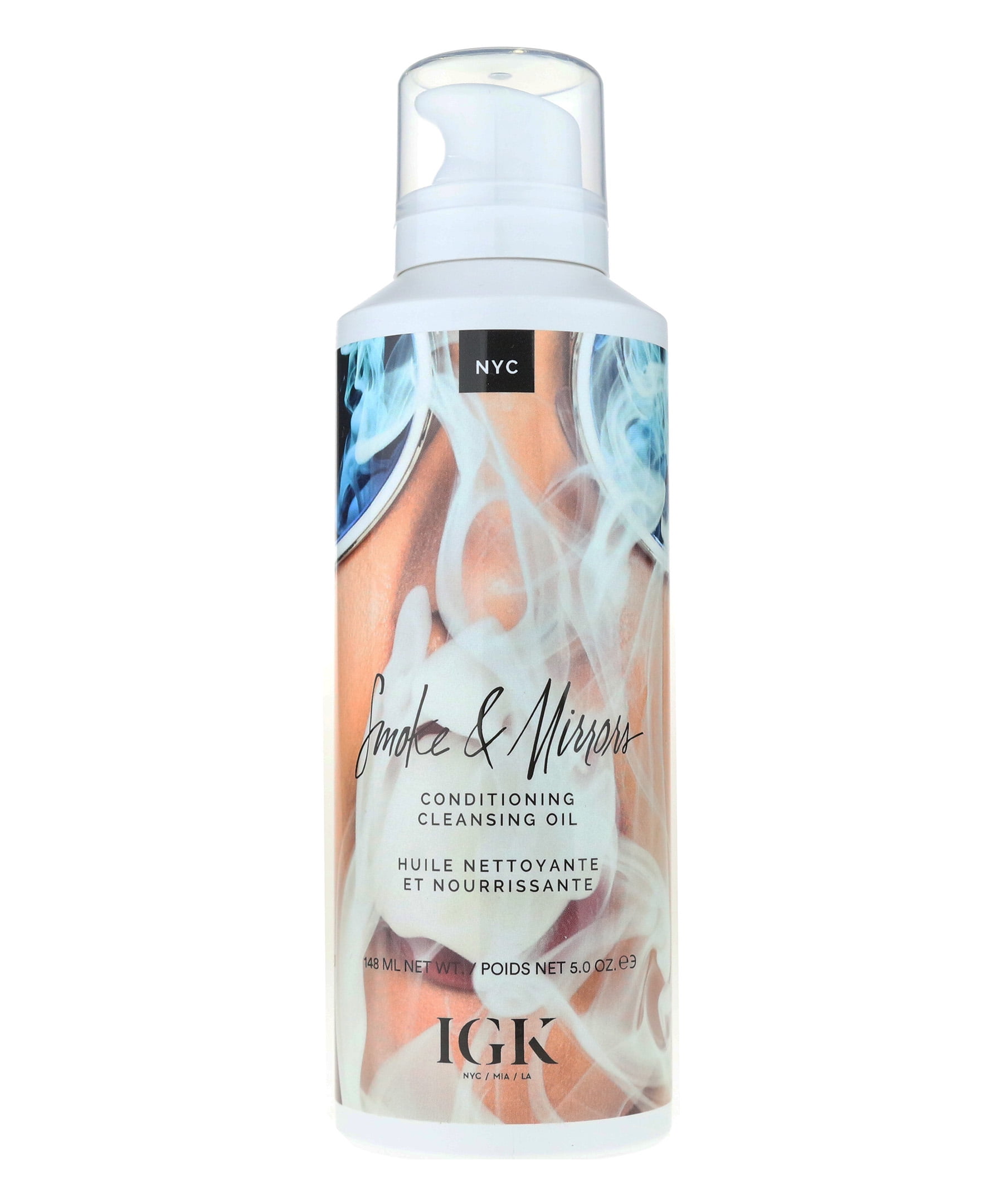 IGK IGK Smoke & Mirrors Conditioning Cleansing Oil 5oz/148ml New