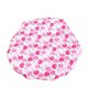 thumbnail image 1 of Gorro de dormir ajustable y creativo para niños, gorro de baño de doble capa, gorro de noche de satén (manzana, rosa), 1 of 3