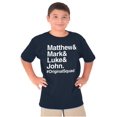 thumbnail image 3 of Matthew Mark Luke John Squad Crewneck T Shirts Boy Girl Teen Brisco Brands XS, 3 of 6