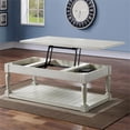 thumbnail image 3 of Steve Silver Hemingway White Alabaster Lift Top Coffee Table, 3 of 12