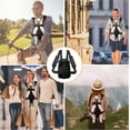 thumbnail image 4 of Mochila transportadora para perros, ajustable, frontal, con patas hacia afuera, fácil de ajustar, ideal para senderismo, camping, perros pequeños, medianos y gatos., 4 of 5