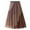 Khaki, variant on Lu's Chic Women's Tulle Skirt Tutu Skirts Tea-length Elastic Waist A-line Layered Mesh Midi Length Party Pleated Pink One Size