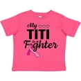 thumbnail image 3 of Inktastic Breast Cancer Awareness My Titi is a Fighter Boys or Girls Toddler T-Shirt, 3 of 5