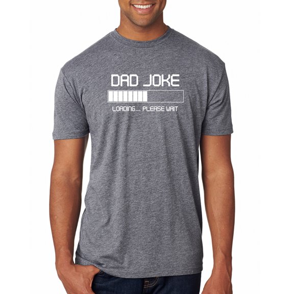 Wild Bobby,Dad Joke Loading Hilarious Funny Dad Granpa Daddy, Father's Day, Men Premium Tri Blend Tees, Premium Heather, Medium