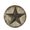 Brown, variant on Welcome Sign for Front Door,Vintage Farmhouse Round Metal Welcome Front Porch Decoration,Rustic Western Texas Star Shabby Art Wall Hanging Sign for Living Room Kitchen Hallway Housewarming Gift 8''