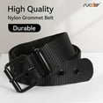 thumbnail image 5 of Grommet Nylon Belt for Men Web Belt for Jeans Nylon Men Belt with Metal Buckle, 5 of 8