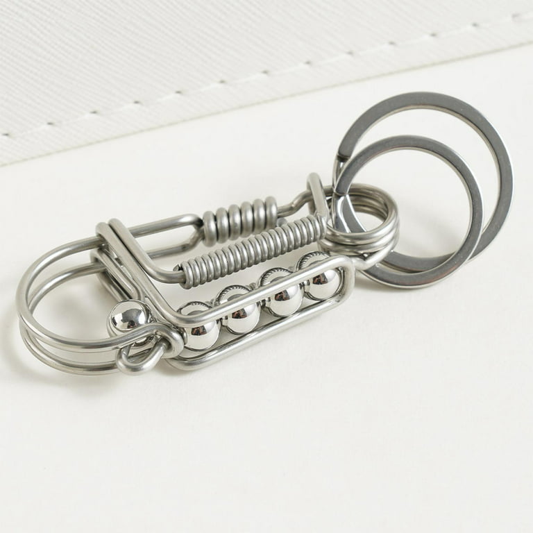 Row Keychains Silver Keychains 42mm Wallet Key Metal Handmade Key row  Keychain hook for Key Chain DIY Key Lanyard Findings - AliExpress