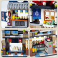 thumbnail image 4 of Hweilai Kit de Mini Blocs Street View (722 Pcs) - Chariot, Cadeau pour Adultes, Garçons, Filles 6+, Non Compatible avec Lego, 4 of 5