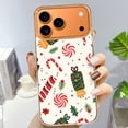 thumbnail image 3 of Case For Apple iPhone Air / 17 Pro / 17 Pro Max Series Case, Slim Thin Transparent Flexible Clear TPU Shockproof Phone Case For iPhone 17 Series, Christmas Candy Pattern, 3 of 6