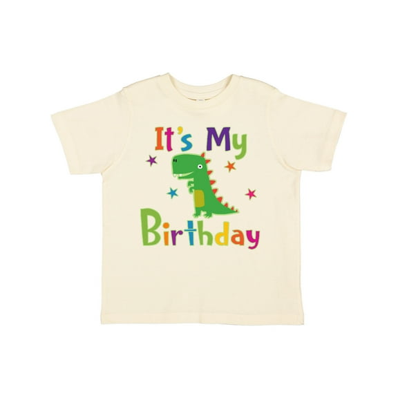 Inktastic Dinosaur Birthday Party Boys or Girls Toddler T-Shirt
