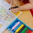 thumbnail image 6 of Melissa & Doug Jumbo Triangular Crayons - 10-Pack, Non-Roll, Flip-Top Case, 6 of 10