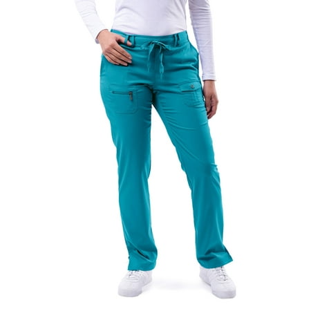 

Adar Pro Scrubs For Women - Skinny Leg Yoga Scrub Pants