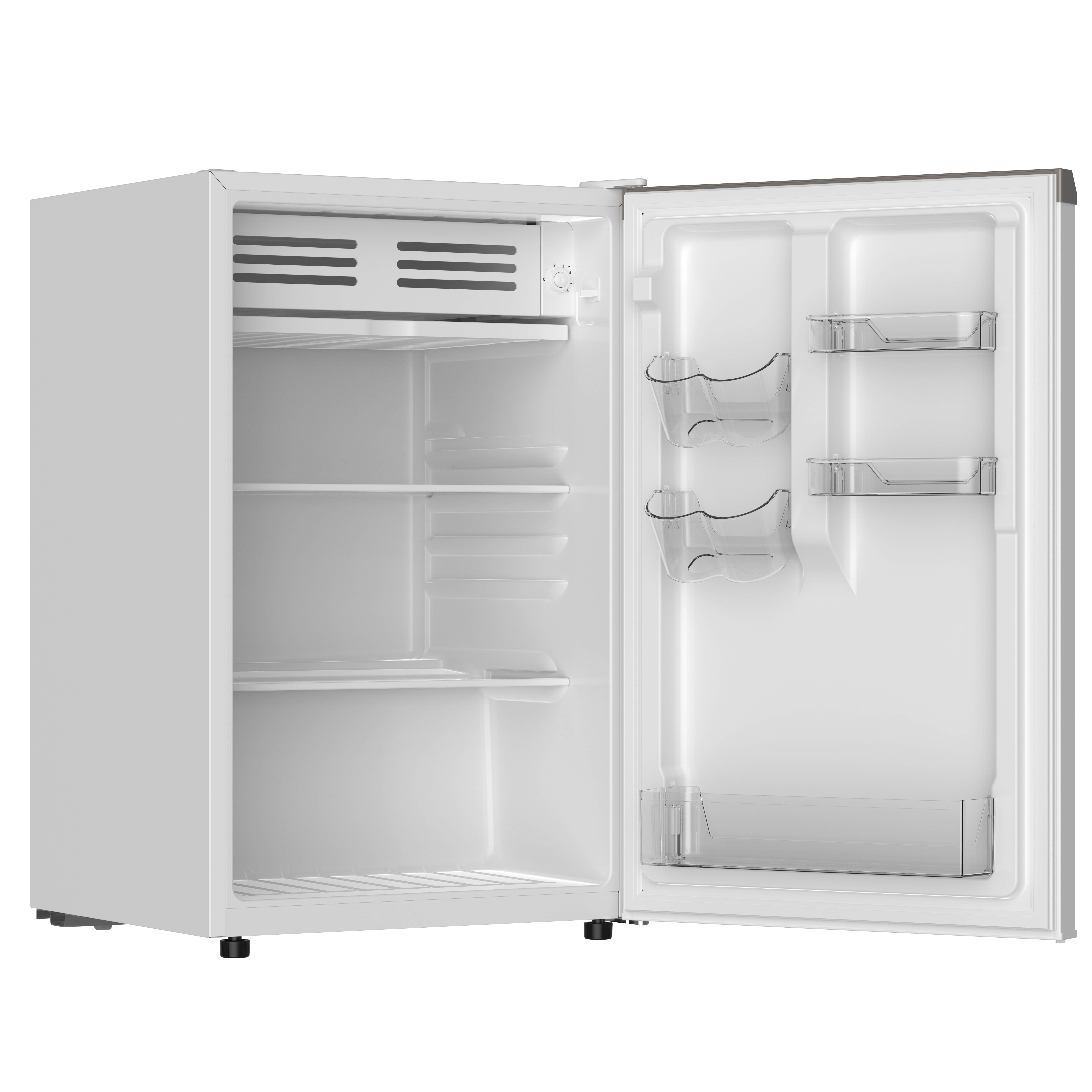 Frigidaire 4.5 Cu. ft. Compact Fridge with Chiller Compartment, Mini Fridge for Office, Bedroom, Dorm Room or Cabin, Cotton