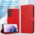 thumbnail image 6 of Allytechgroup 2 In 1 Wallet Case for Samsung Galaxy S23 FE 6.4", Detachable Back Cover Shockproof Protective Cards Holder Hand Wrist Phone Case for Galaxy S23 FE, Red, 6 of 6