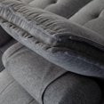 thumbnail image 6 of Diamond Sofa PLATFORMLGGR2PC 79 x 41 x 34 in. Platform Square Modular Lounger, Grey Fabric - 2 Piece, 6 of 6