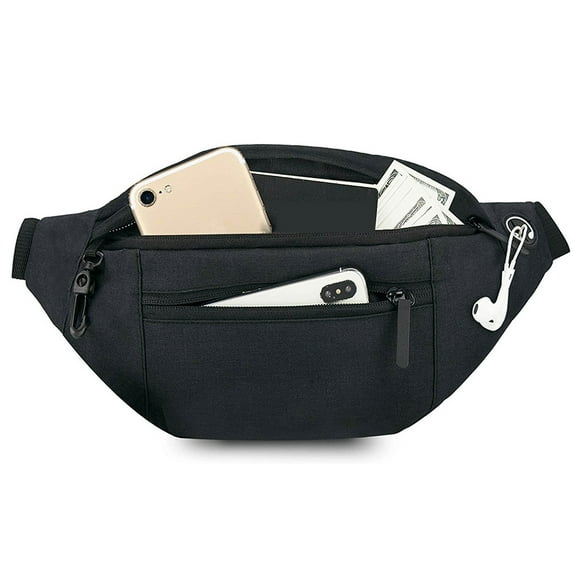 Tech Hip Pack, Strong Polyester Waist Bag for Outdoor Activities, Anti-Theft Protection, Fast Adjustments