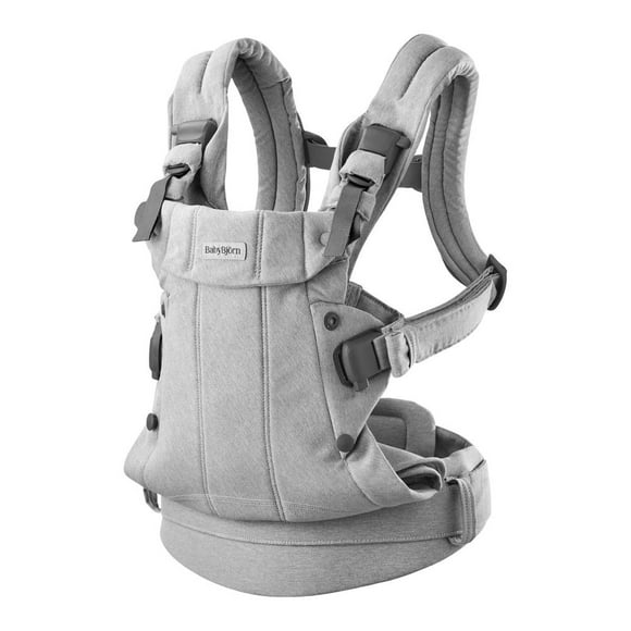 BabyBjorn Harmony Carrier in Woven Melange Fabric - Light Gray