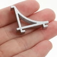 thumbnail image 3 of Hemobllo Stainless Steel Refrigerator Shelf Clips Heavy Duty Aluminum Alloy Support 6Pcs, 3 of 8