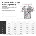 thumbnail image 5 of Disketp Country Farm Scene Hawaiian Shirts for Men,Mens Casual Short Sleeve Button Down Shirts Beach Shirt,Small, 5 of 7