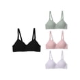 thumbnail image 4 of Women 3/4 Smooth Bra Thin Wire Free One-piece Seamless Contour Gathered Bra, 4 of 6