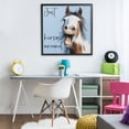 thumbnail image 3 of Stupell Industries Eclectic Just Horsin' Around Black Framed Giclee Art, 24 x 24, by Kim Curinga, 3 of 8