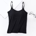 thumbnail image 3 of Black Women's Tanks, Women'S Vest Pure Color Tube Top Camisole With Chest Pad Top Women'S Summer Inner Wear Anti Light Wrap Chest Vest,Women's Tanks & Camis XL, 3 of 4
