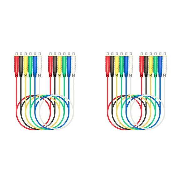 12PCS Magnetic Test Leads Silicone Soft Flexible Jumper Test Wires 30V AC5A 3.3FT Magnetic Test Leads