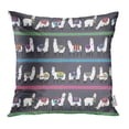thumbnail image 1 of EREHome Colorful Alpaca Lama Animal Striped Pattern Abstract America American Beautiful Clip Pillowcase Cushion Cases 20x20 inch, 1 of 1