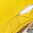 thumbnail image 4 of Paquete de 2 fundas de almohada de terciopelo amarillo brillante, decorativas de primavera, suaves para sofá, cama, sala de estar, oficina, 18.0 x 18.0 in, 4 of 5