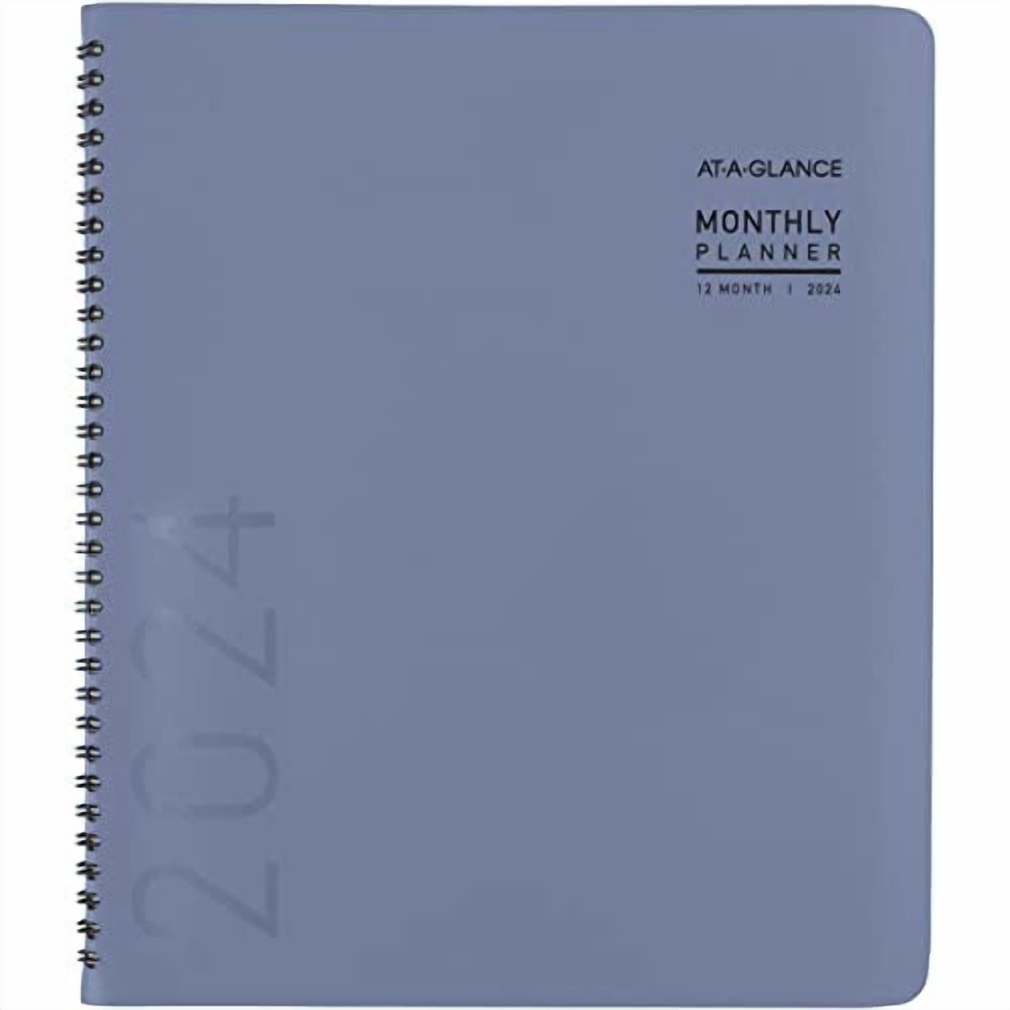 2024-2025 AT-A-GLANCE® Contemporary 15-Month Monthly Planner, 9" x 11", Slate Blue, January 2024 To March 2025, 70250X20