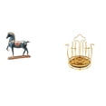 thumbnail image 1 of Escultura De Caballo De Pie Para Sala De Estar, Escritorio, Estantería, Decoración Con Organizador Giratorio Para Secar Tazas Y Soporte De Metal Para Armario., 1 of 8